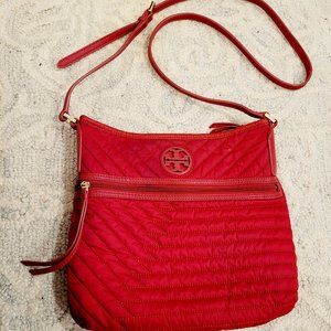 Tory Burch Red Nylon Purse